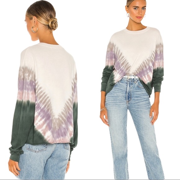 Daydreamer X Free People Tie Dye Long Sleeve Tee - Picture 11 of 11